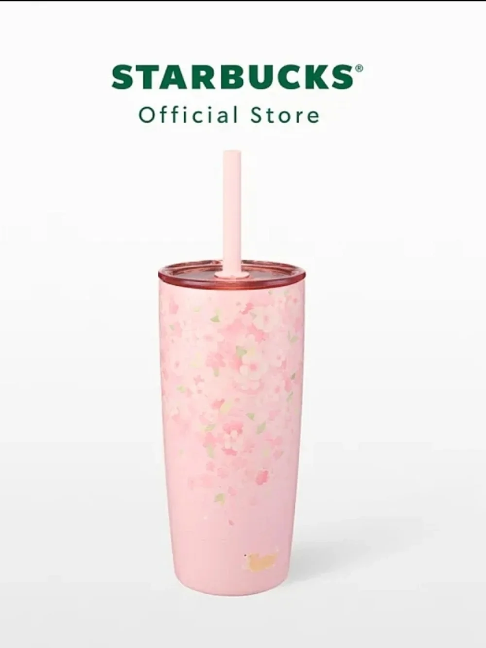 Starbucks Limited Edition Corgi Sakura Cherry Blossom Stainless Steel Tumbler